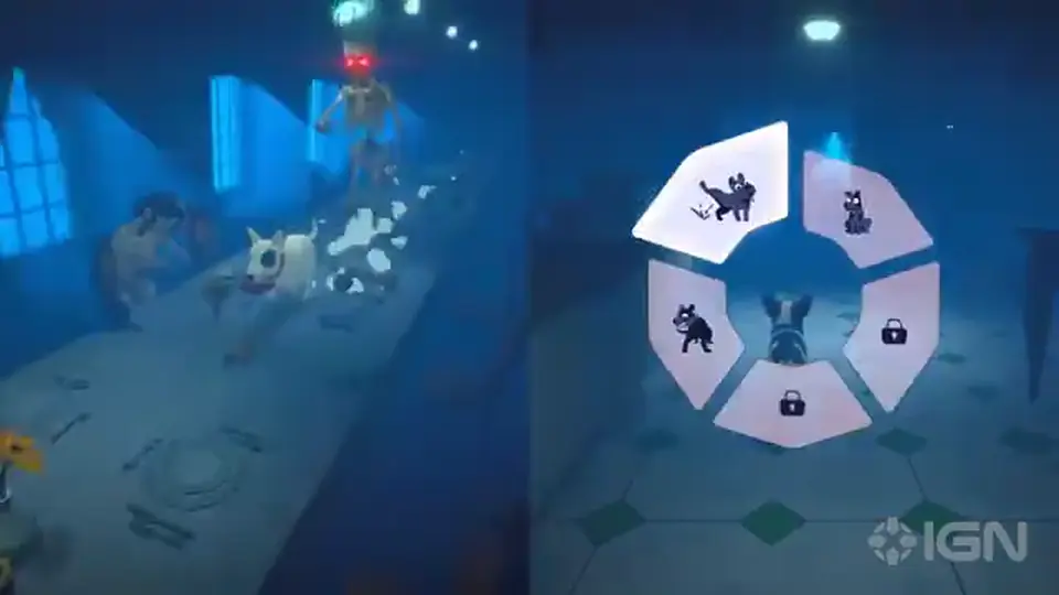 Haunted Paws two-puppy rescue gameplay from the Steam demo